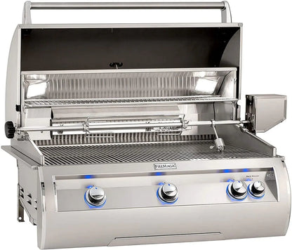 Fire Magic Echelon Diamond E790i 36" Natural Gas Built-In Grill with Backburner, Rotisserie Kit and Analog Thermometer (E790I-8EAN)