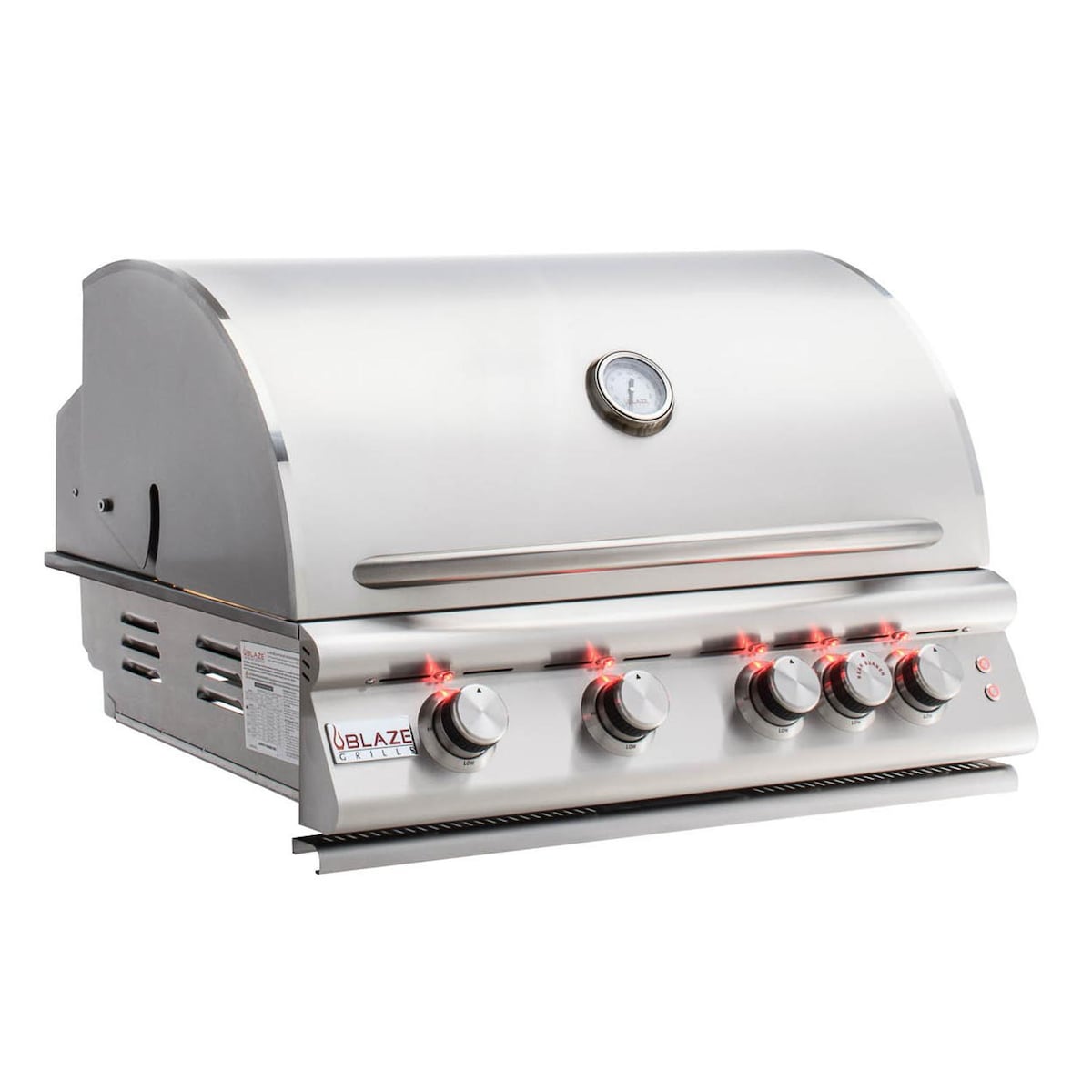 Blaze 6 ft BBQ Island with Premium 32" LTE Series Natural Gas Grill in Stainless Steel (BLZ-SS-ISLAND-4LTE2-NG)