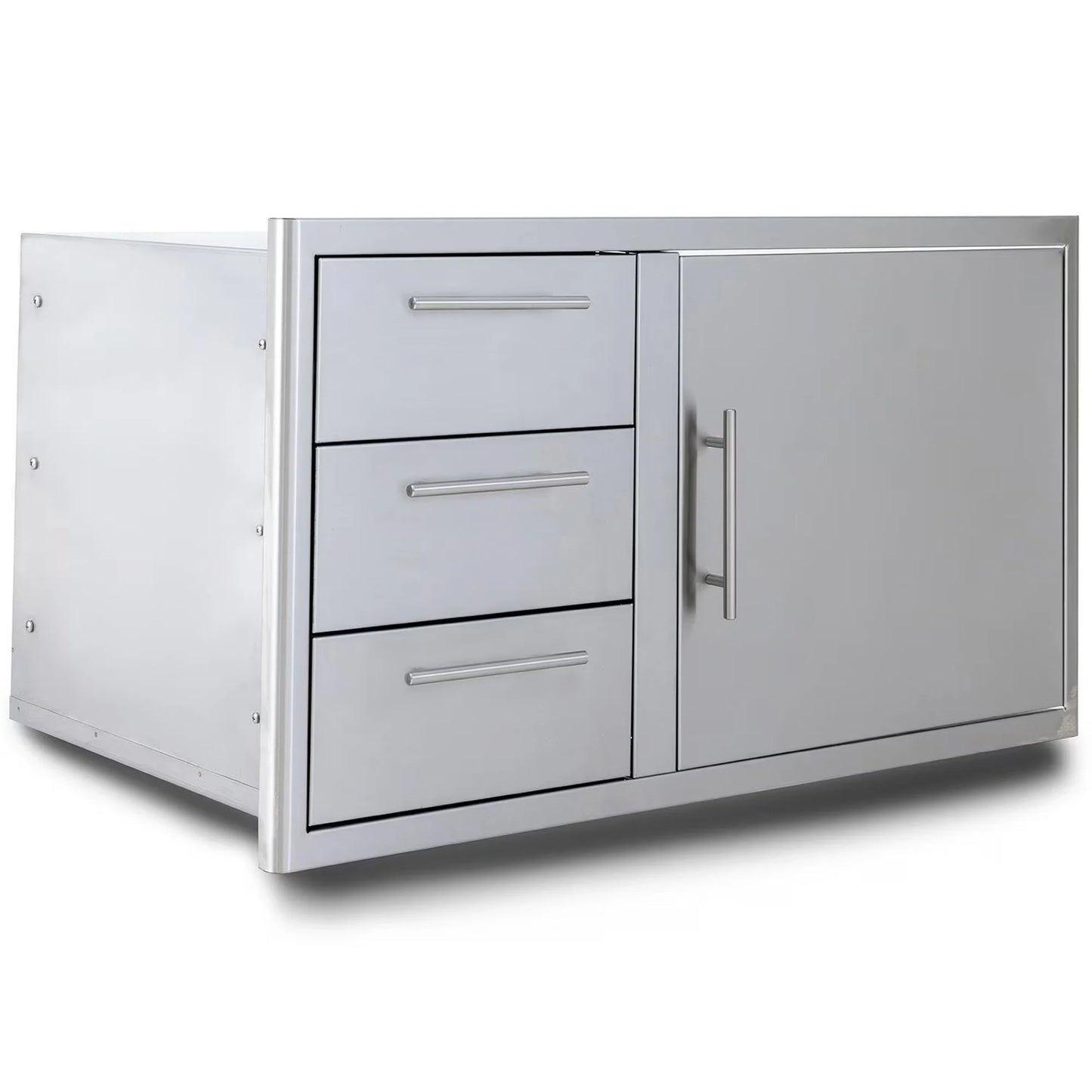 Blaze 39-Inch Stainless Steel Access Door & Triple Drawer Combo (BLZ-DDC-R-39-LTSC)