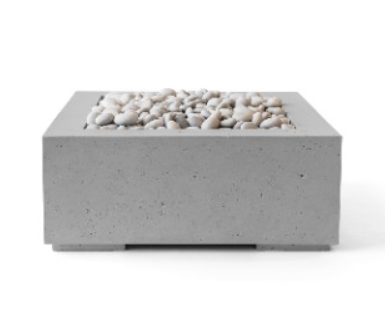 HPC Alea Lightweight Concrete Fire Pit