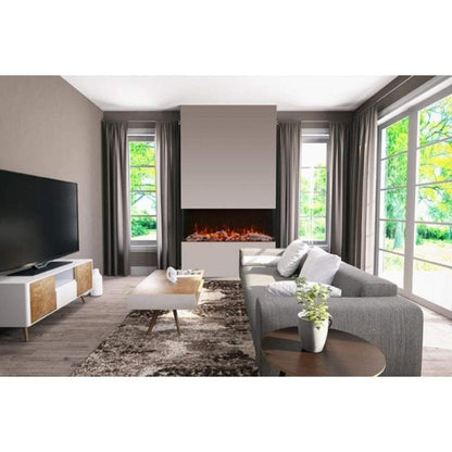 Amantii 40" Tru-View XL XT Three Sided Electric Fireplace