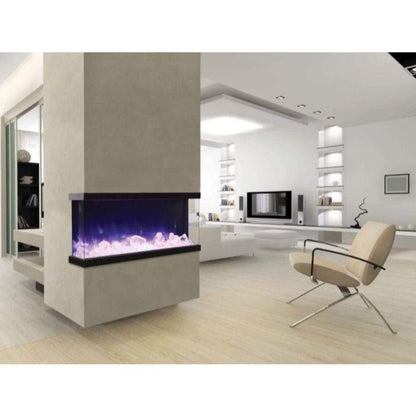Amantii 72" Tru-View XL XT Three Sided Electric Fireplace