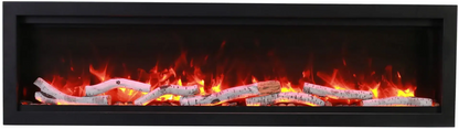 Amantii Symmetry Bespoke 88" Indoor / Outdoor Built-in Clean Face Smart Electric Fireplace