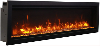 Amantii Symmetry Bespoke 88" Indoor / Outdoor Built-in Clean Face Smart Electric Fireplace