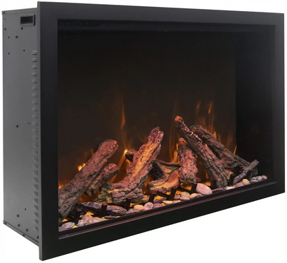 Amantii Traditional Bespoke 30" Indoor/Outdoor Smart Electric Insert Fireplace