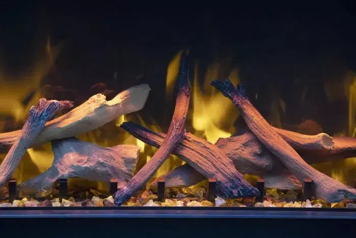 Amantii Traditional Bespoke 30" Indoor/Outdoor Smart Electric Insert Fireplace