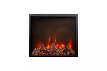 Amantii Traditional Bespoke 30" Indoor/Outdoor Smart Electric Insert Fireplace