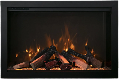 Amantii Traditional Bespoke 30" Indoor/Outdoor Smart Electric Insert Fireplace
