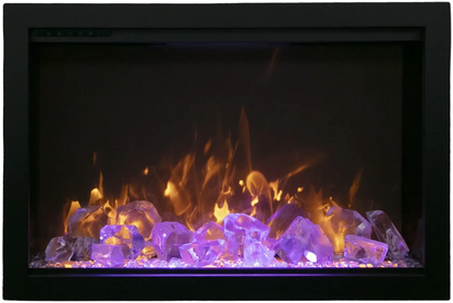 Amantii Traditional Bespoke 30" Indoor/Outdoor Smart Electric Insert Fireplace