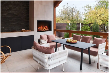 Amantii Traditional Lumina 30" Indoor/Outdoor Smart Electric Fireplace