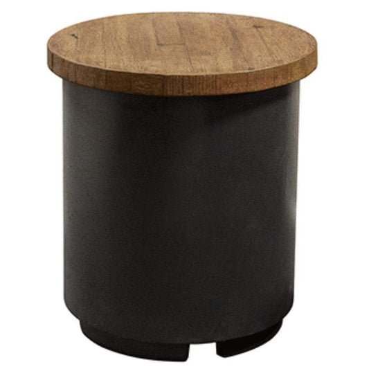 American Fyre Designs 17" Reclaimed Wood Contempo Tank/End Table