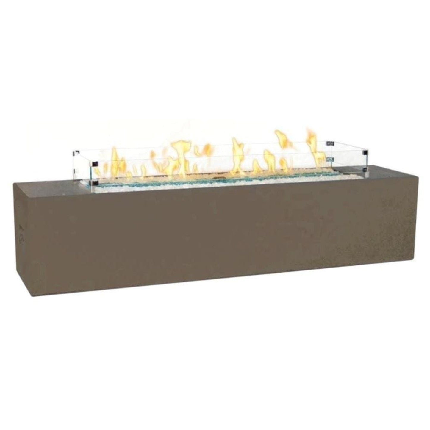 American Fyre Designs 72" Milan Low Linear Gas Firetable