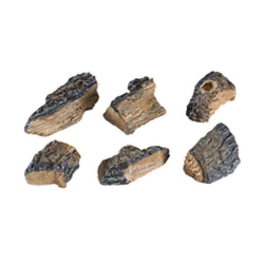 American Fyre Designs Charred Wood Chips Outdoor Log Set