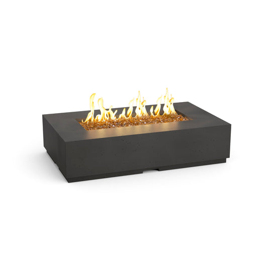 American Fyre Designs Legend 60" Black Lava Liquid Propane Firetable with Manual Flame Sensing Control
