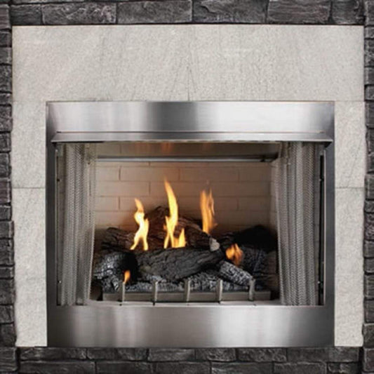 American Hearth 36-inch Carol Rose Coastal Fireplace 