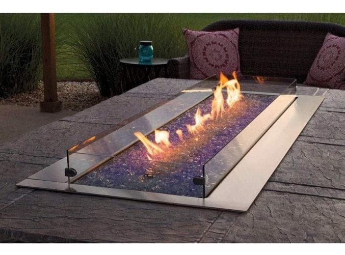 Empire White Mountain Hearth Carol Rose 48" Manual Outdoor Linear Fire Pit OL48TP10