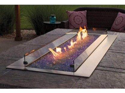 Empire White Mountain Hearth Carol Rose 48" Manual Outdoor Linear Fire Pit OL48TP10