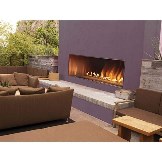 American Hearth Carol Rose 48 inch Linear Outdoor Fireplace OLL48FP12S