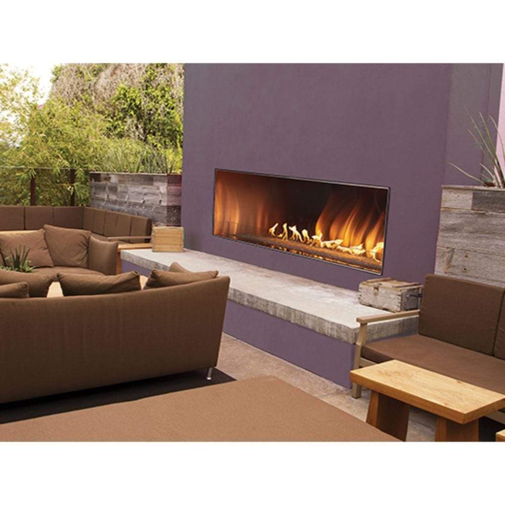 Empire Carol Rose Linear Outdoor Fireplace
