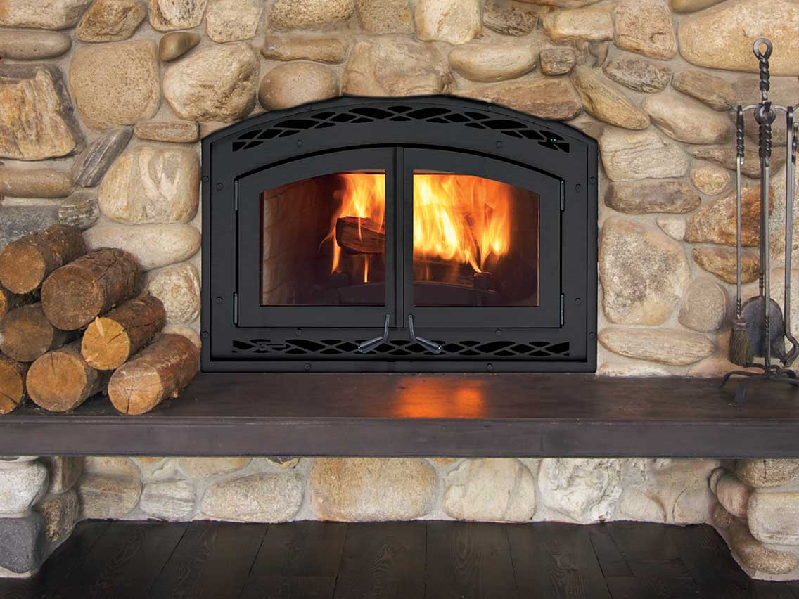 Astria Montecito Estate Catalytic Wood Fireplace