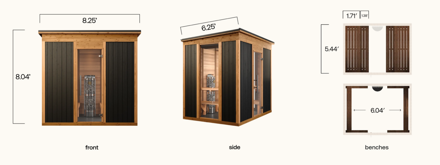 Thermoey Modern MOD6 Sauna