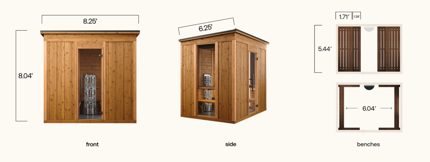 Thermory Traditional MOD6 Sauna