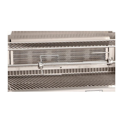 Fire Magic Aurora A660s 30" Natural Gas Freestanding Grill with Backburner, Rotisserie Kit, Magic View Window and Analog Thermometer (A660S-8EAN-61-W)