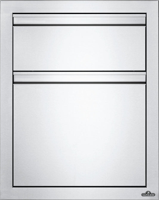 Napoleon 18 x 24 inch Double Drawer: Waste Bin