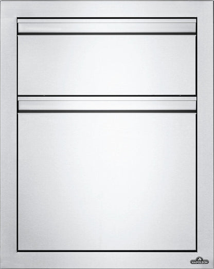 Napoleon 18 x 24 inch Double Drawer: Large and Standard