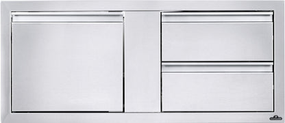 Napoleon 42 x 16 inch Single Door & Double Drawer Combo