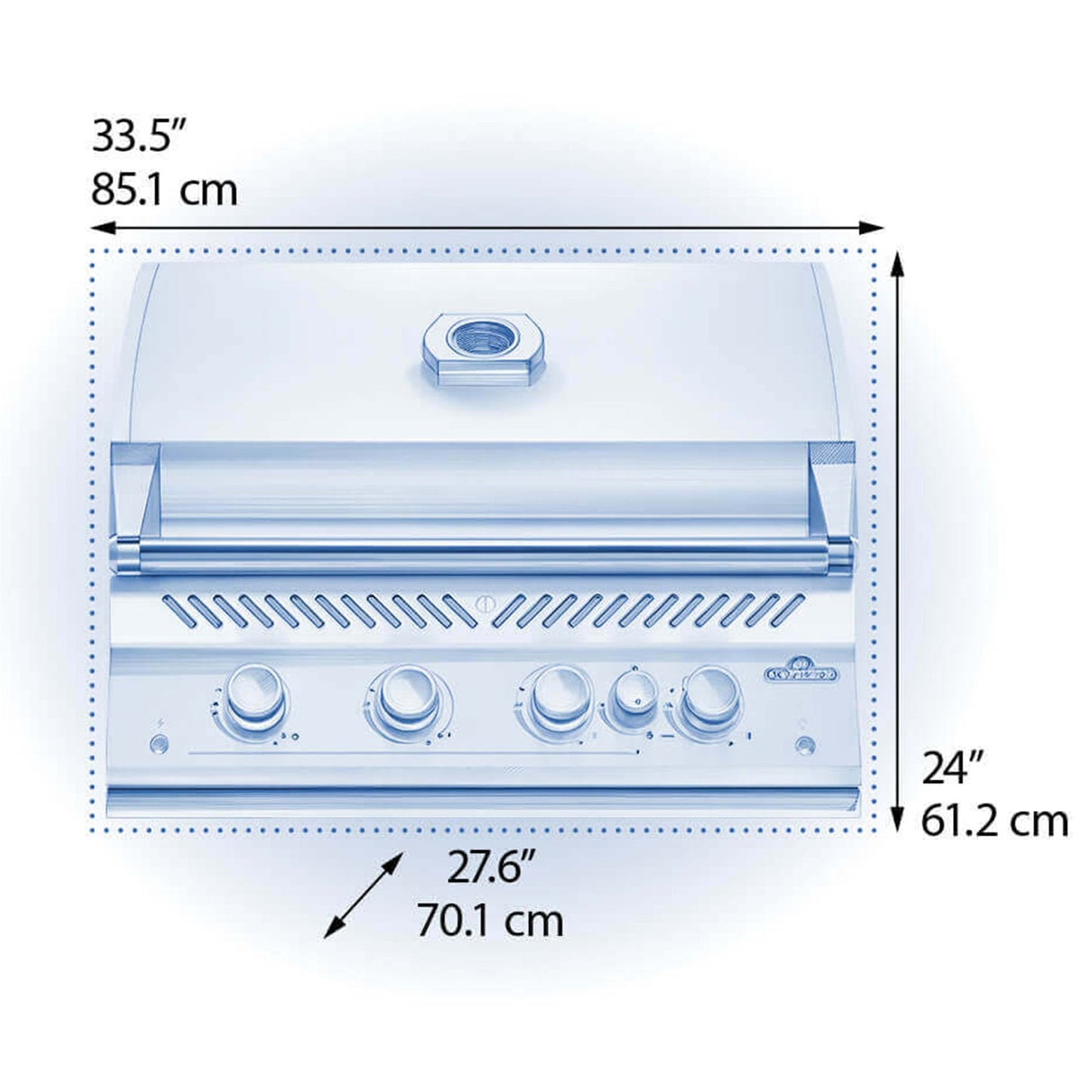 Napoleon Built-In 700 Series 32" RB w/ Infared Rear Burner (Stainless Steel) 5-Burner