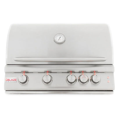 Blaze Premium LTE 32" 4-Burner Built-In Liquid Propane Grill With Rear Infrared Burner & Grill Lights (BLZ-4LTE2-LP)