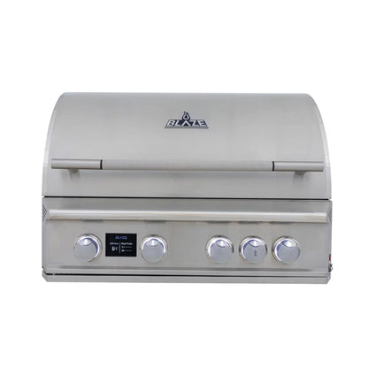 Blaze LTE PRO 32" 4 Burner Built-in Natural Gas Grill with Digital Temperature Screen & Rear Infrared Burner (BLZ-4LTEPRO-NG)