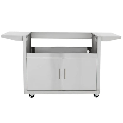 Blaze Grill Package - Premium LTE 40" 5-Burner Built-In Natural Gas Grill, and  Grill Cart in Stainless Steel