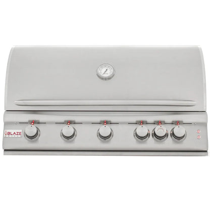 Blaze Premium LTE 40" 5-Burner Built-In Liquid Propane Grill With Rear Infrared Burner & Grill Lights (BLZ-5LTE2-LP)