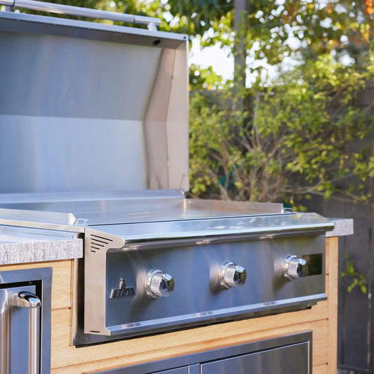 Blaze LTE PRO 40" Built-in Natural Gas Griddle with Digital Temperature Screen & Lift-Assist Lid (BLZ-GRIDDLE40-NG)