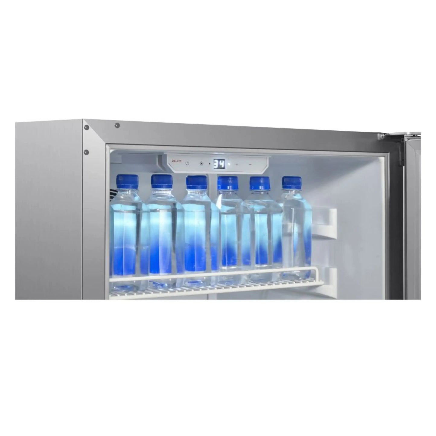 Blaze 20-Inch 4.3 Cu. Ft. Outdoor Rated Refrigerator with Lock (BLZ-SSRF20-4.3)