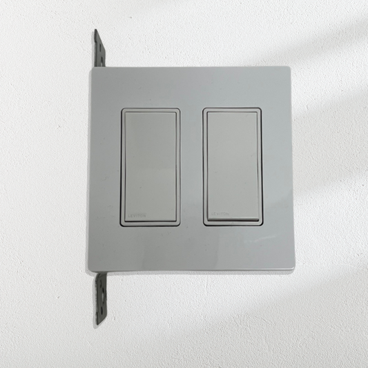 Bromic Heating 20 AMP Dual Indoor Manual Wall Switch
