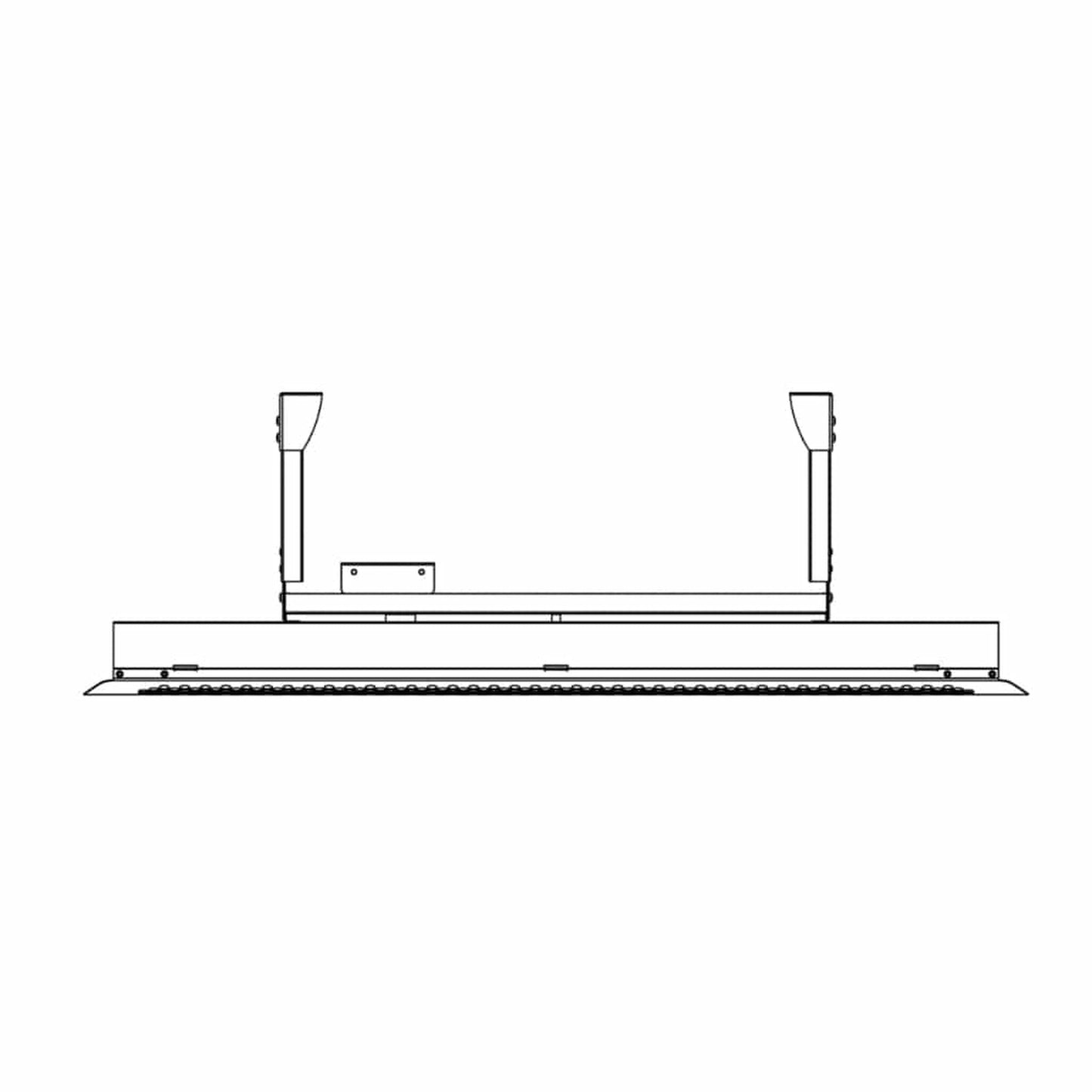 Bromic Heating 36" White Tube Suspension Kit for Tungsten Smart-Heat Electric Heater