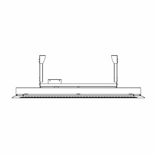 Bromic Heating 36" White Tube Suspension Kit for Tungsten Smart-Heat Electric Heater