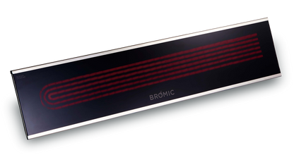 Bromic Heating Platinum Smart-Heat 50" 3400 Watt 208V Black Electric Patio Heater