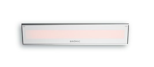 Bromic Heating Platinum Smart-Heat 50" 3400 Watt 208V White Electric Patio Heater