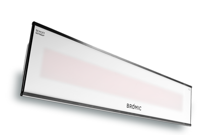 Bromic Heating Platinum Smart-Heat 50" 3400 Watt 208V White Electric Patio Heater