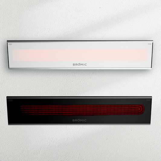 Bromic Heating Platinum Smart-Heat 53" 4500 Watt 208V Black Electric Patio Heater