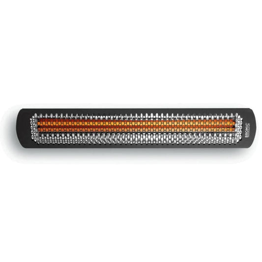 Bromic Heating Tungsten Smart-Heat 56" 3000 Watt 277V Black Commercial Outdoor Electric Patio Heater
