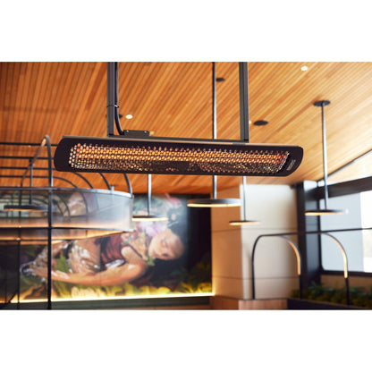 Bromic Heating Tungsten Smart-Heat 44" 2000 Watt 220-240V Black Electric Patio Heater