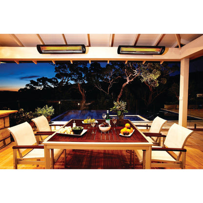 Bromic Heating Tungsten Smart-Heat 44" 2000 Watt 220-240V Black Electric Patio Heater