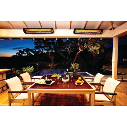 Bromic Heating Tungsten Smart-Heat 44" 4000 Watt 277V Black Electric Patio Heater
