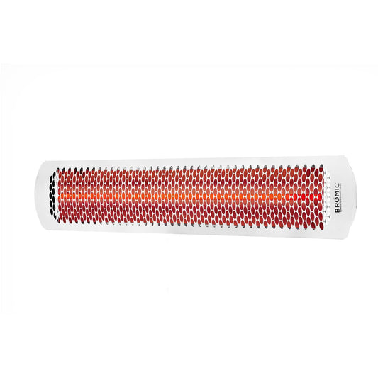 Bromic Heating Tungsten Smart-Heat 56" 6000 Watt 277V White Electric Patio Heater