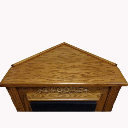 Buck Stove Classic Corner Dark Oak Mantel Accessory for Model 34 and Model 384 Gas Stove